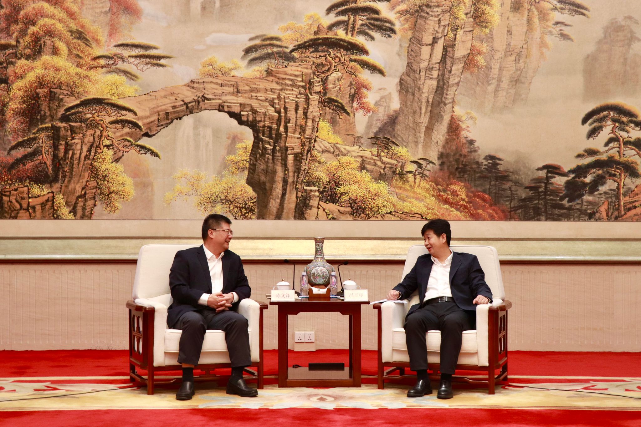 陳文鋒拜會(huì)澳門中聯(lián)辦副主任呂玉印